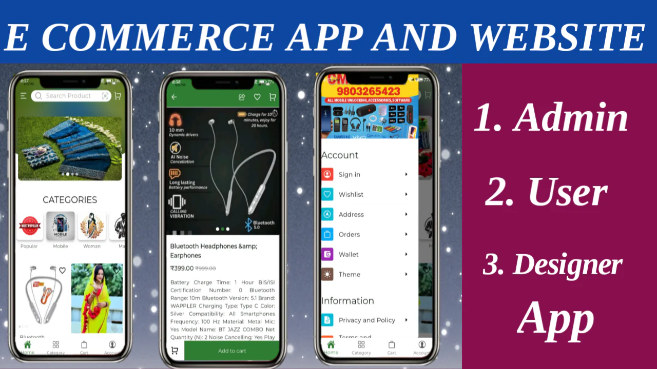 E-commerce Admin User