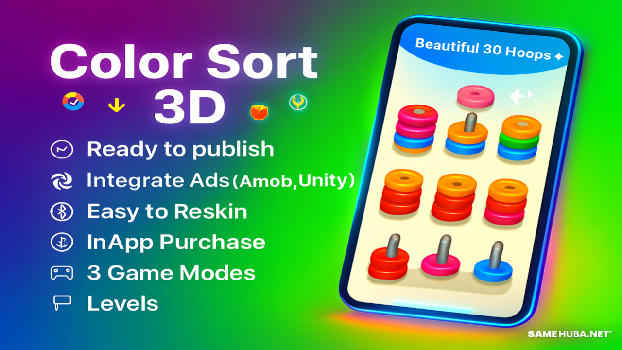 Color Sort 3D – दमदार Puzzle Game, Ready to Launch!