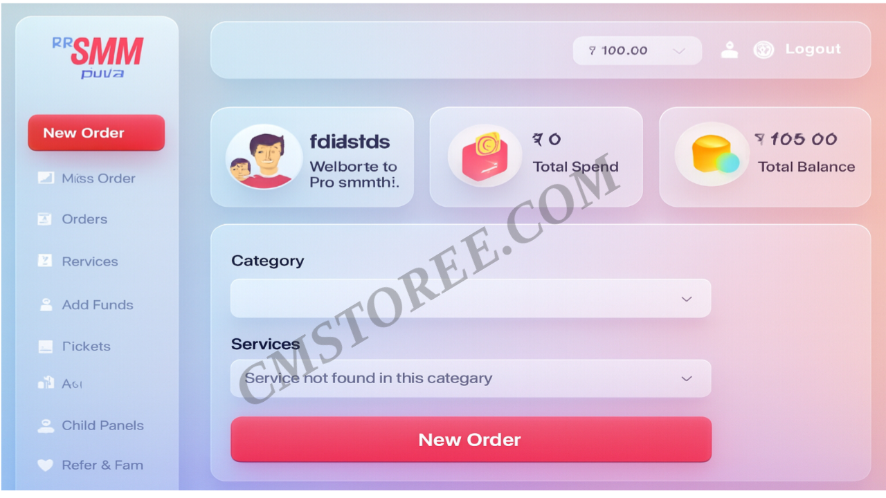 Smm panel full script