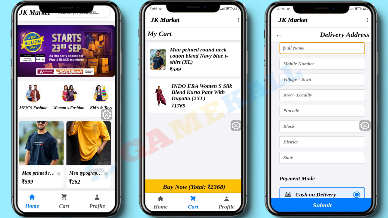E commerce website full source code
