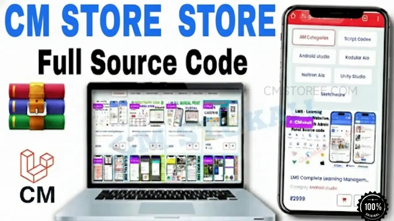 CM STORE - Premium Laravel Source Code Marketplace Script (Multi-Vendor Ready)