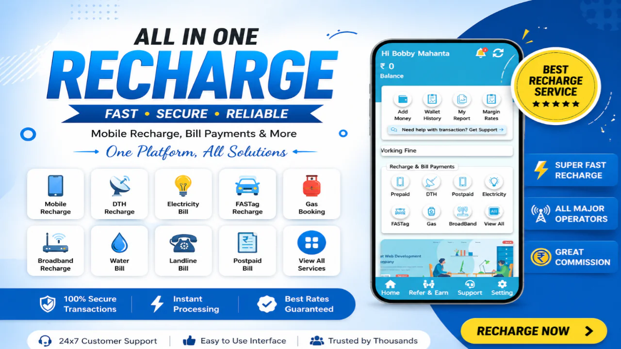 47 All-in-One Recharge & Bill Payment mobile family