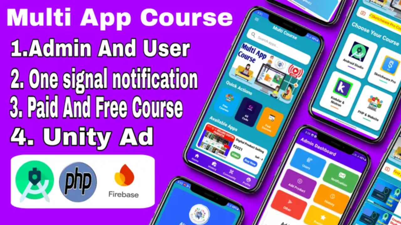01 Multi App Course: Admin + User Panel
